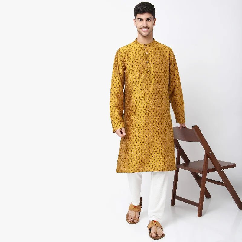 Regular Fit Printed Kurta