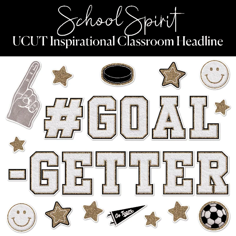 Goal Getter | Inspirational Classroom Headline | School Spirit | Schoolgirl Style