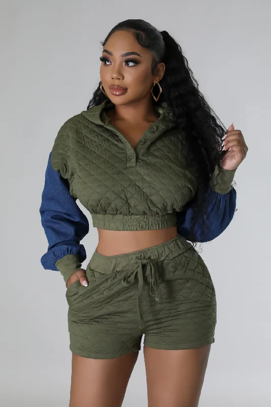 OLIVE/DENIM