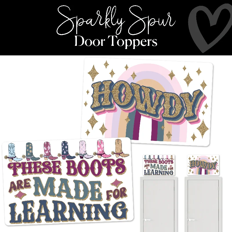 Door Toppers | Sparkly Spur | Schoolgirl Style