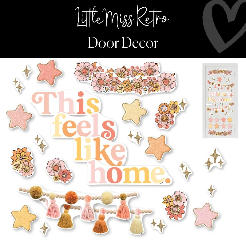 This Feels Like Home | Classroom Door Decor | Little Miss Retro | Schoolgirl Style