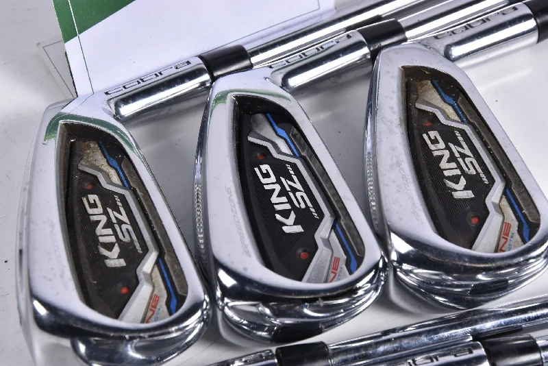 Cobra King Speedzone One Length Irons / 5-PW+GW / Stiff Flex KBS Tour 90