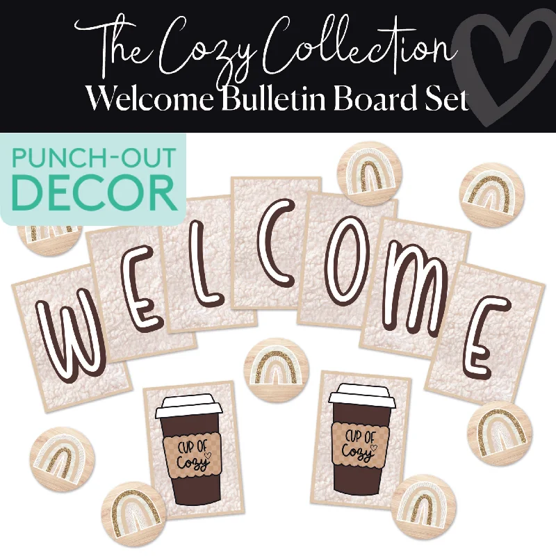 Welcome | Bulletin Board Set | Cozy | Schoolgirl Style