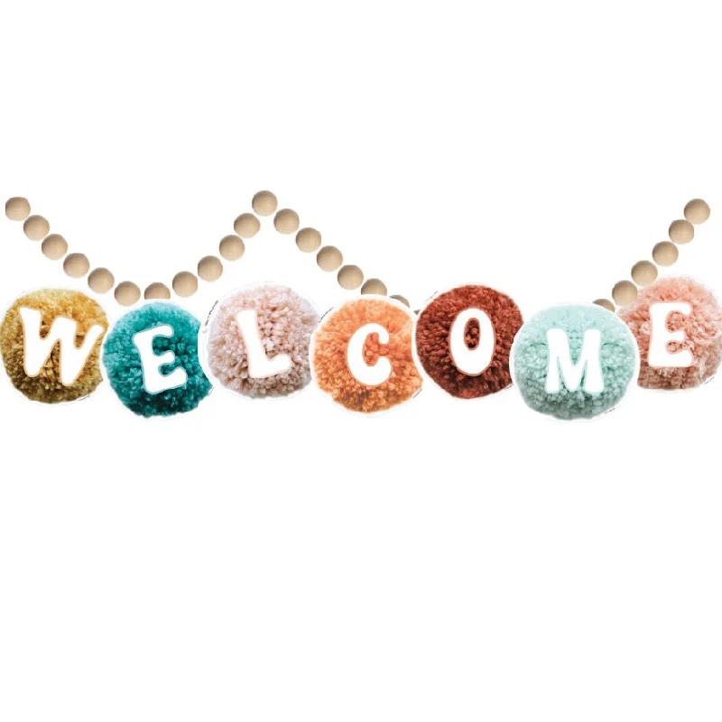 Welcome Door Decor | Retro Classroom Decor | Good Vibes | UPRINT | Schoolgirl Style