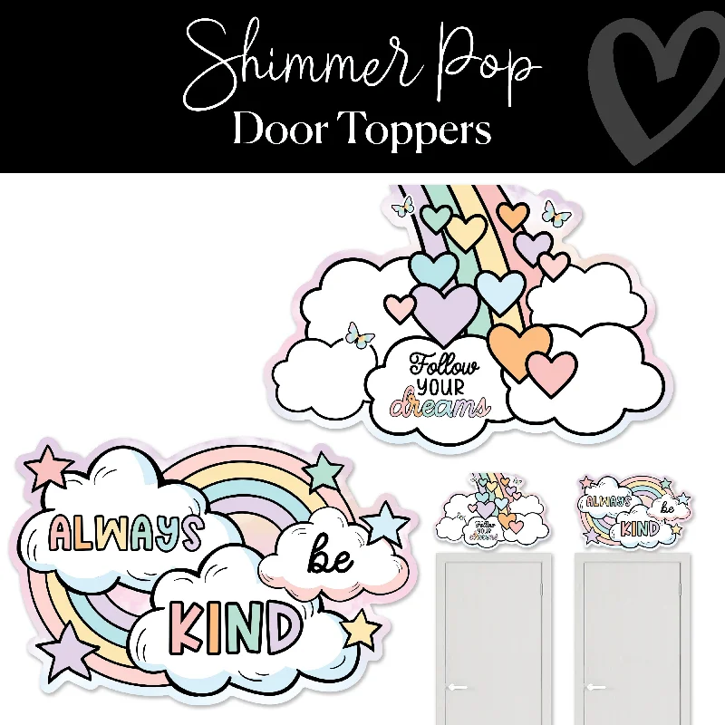 Door Toppers | Shimmer Pop | Schoolgirl Style