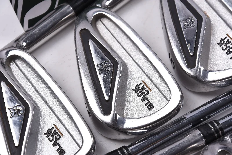 Lynx Black Cat Irons / 3-PW+SW / Stiff Flex Steel Shafts