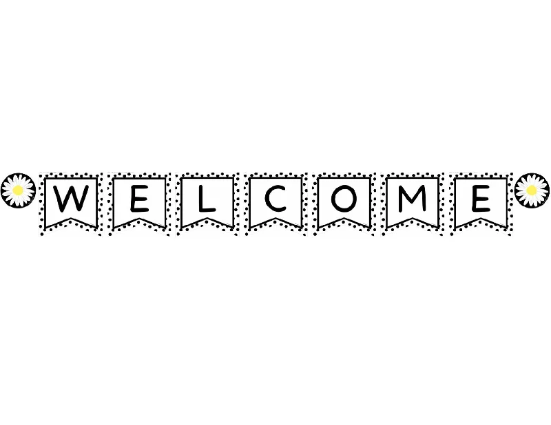 Welcome Bulletin Board Set | Busy Bees | Schoolgirl Style | UPRINT