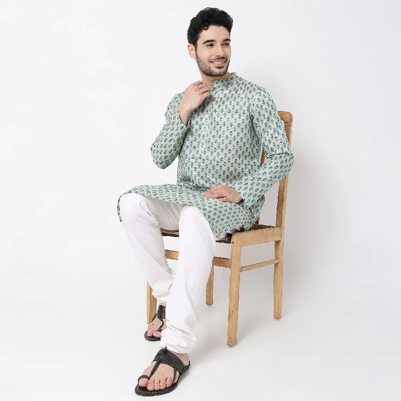 Regular Fit Printed Kurta