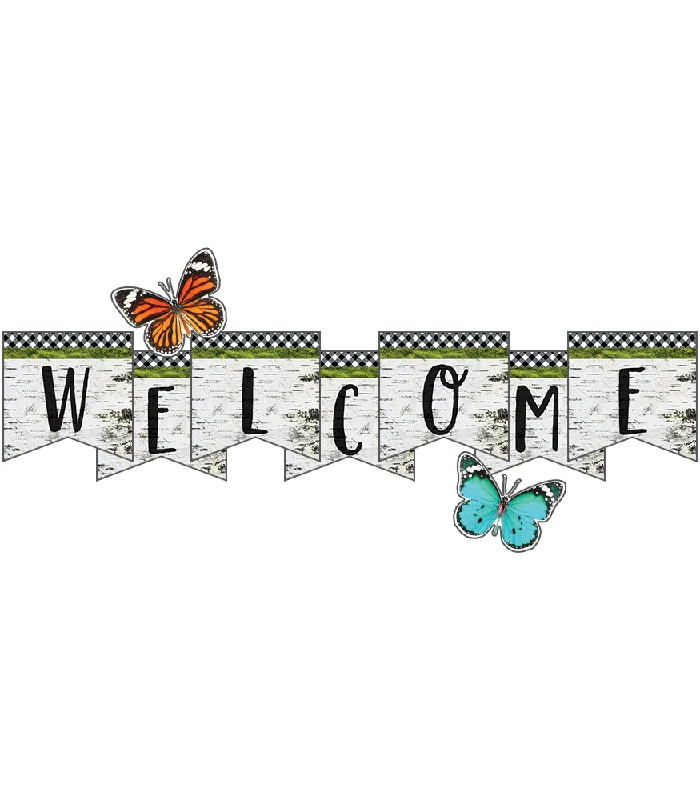 Welcome | Classroom Bulletin Board Set | Woodland Whimsy | Schoolgirl Style