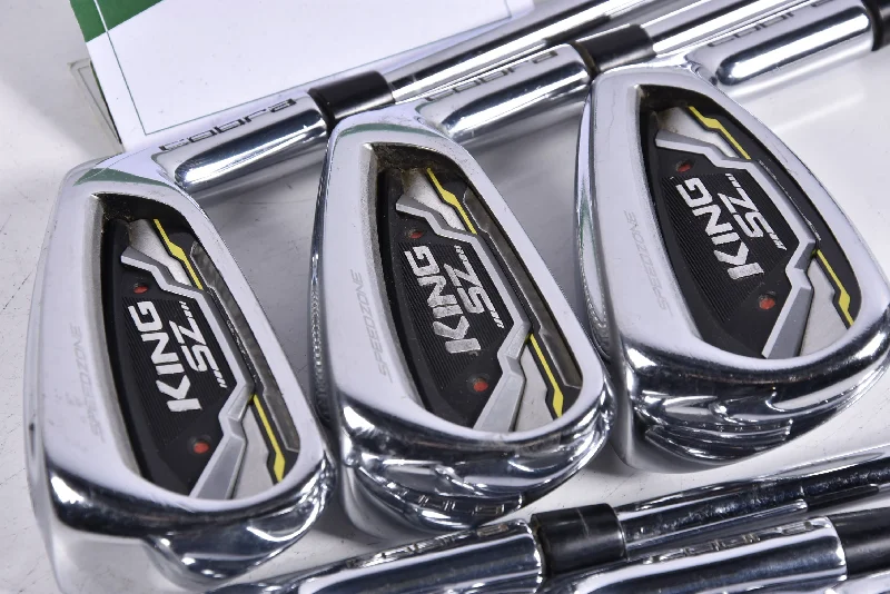 Cobra King Speedzone Irons / 6-PW+GW / Regular Flex KBS Tour 90 Steel Shafts