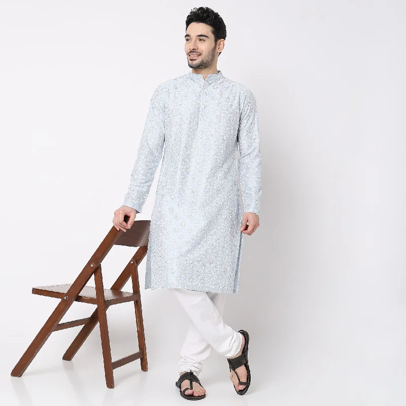 Regular Fit Printed Kurta