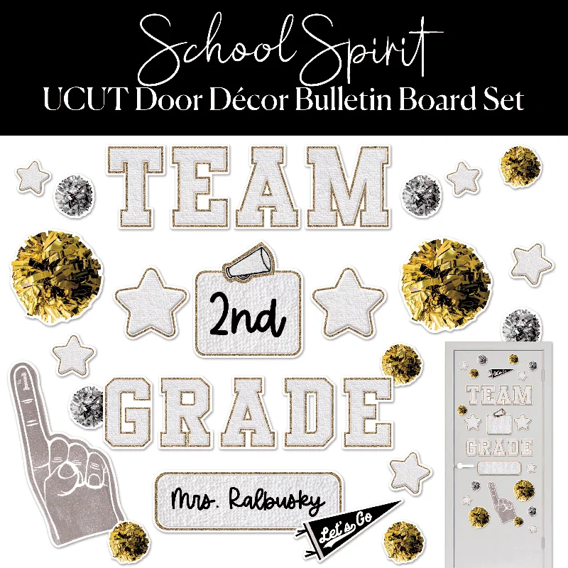 Team Grade | Classroom Door Decorations | School Spirit | Schoolgirl Style