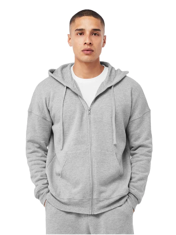 Bella+Canvas Unisex Sponge Fleece DTM Full-Zip Hooded Sweatshirt