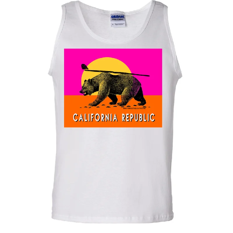 California Summer Surf Bear Asst Colors Tank Top