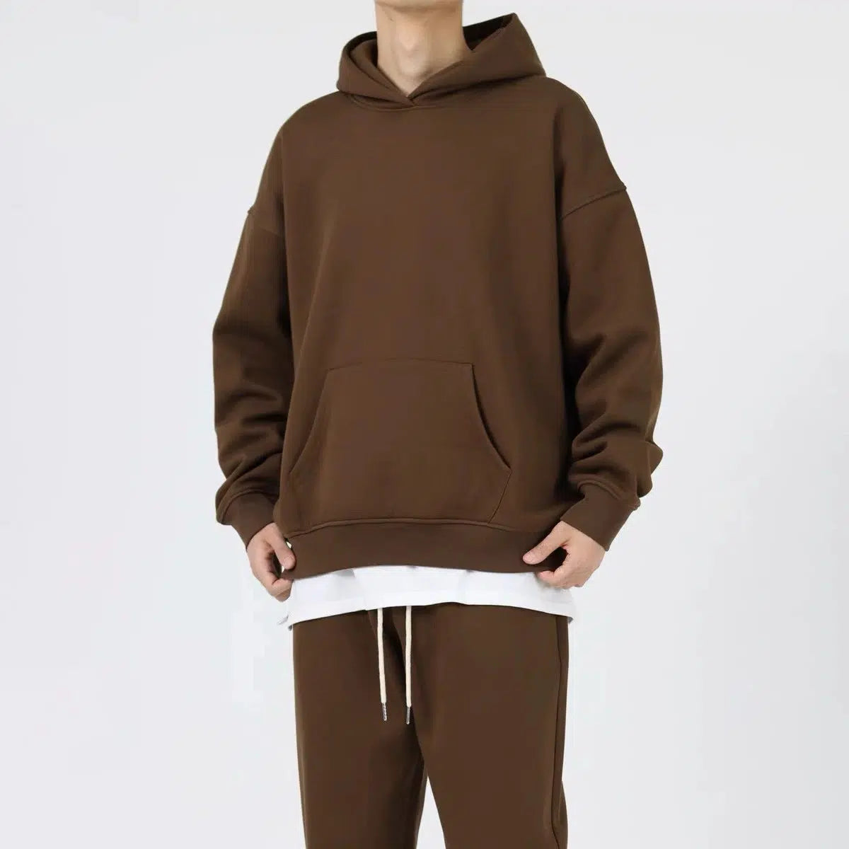 Classic-fit Hoodie with Front Pocket