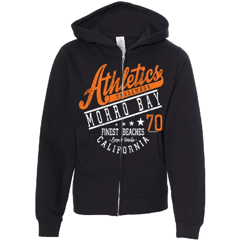 Morro Bay Athletics Premium Youth Zip-Up Hoodie