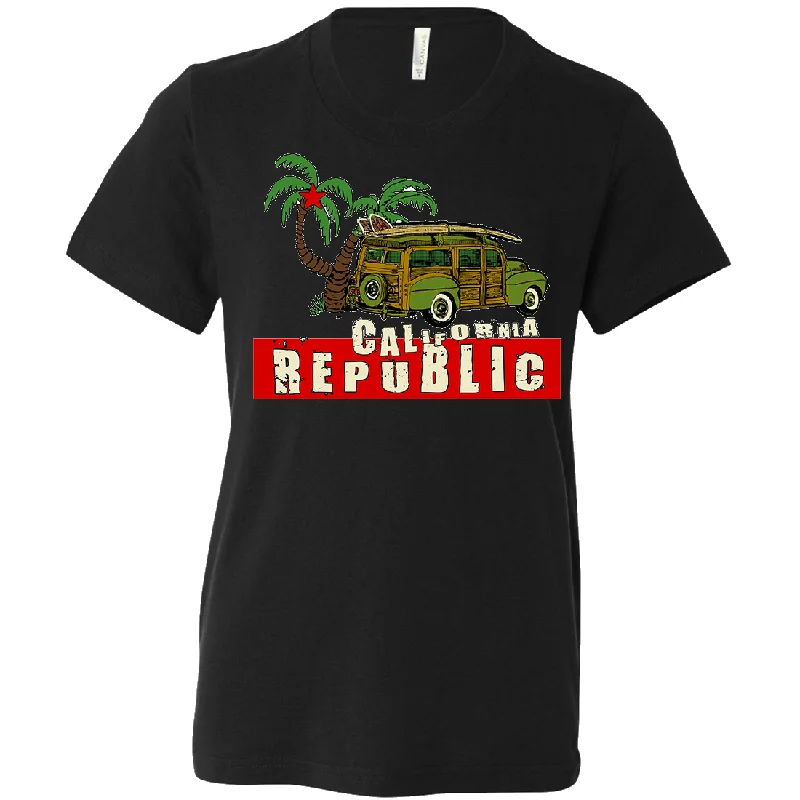 California Republic Woody Asst Colors Youth T-Shirt/tee