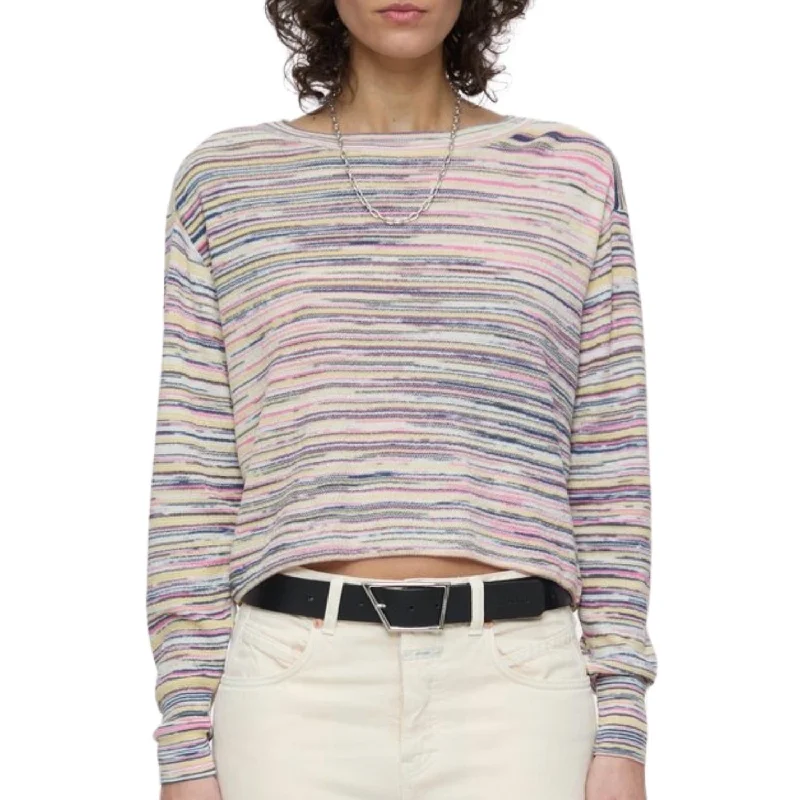 Piqué Long Sleeve Shirt In Multi Color