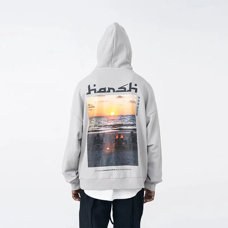 Scenic Sunset Graphic Hoodie