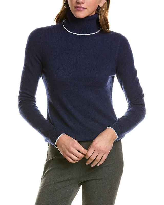 InCashmere Turtleneck Cashmere Sweater