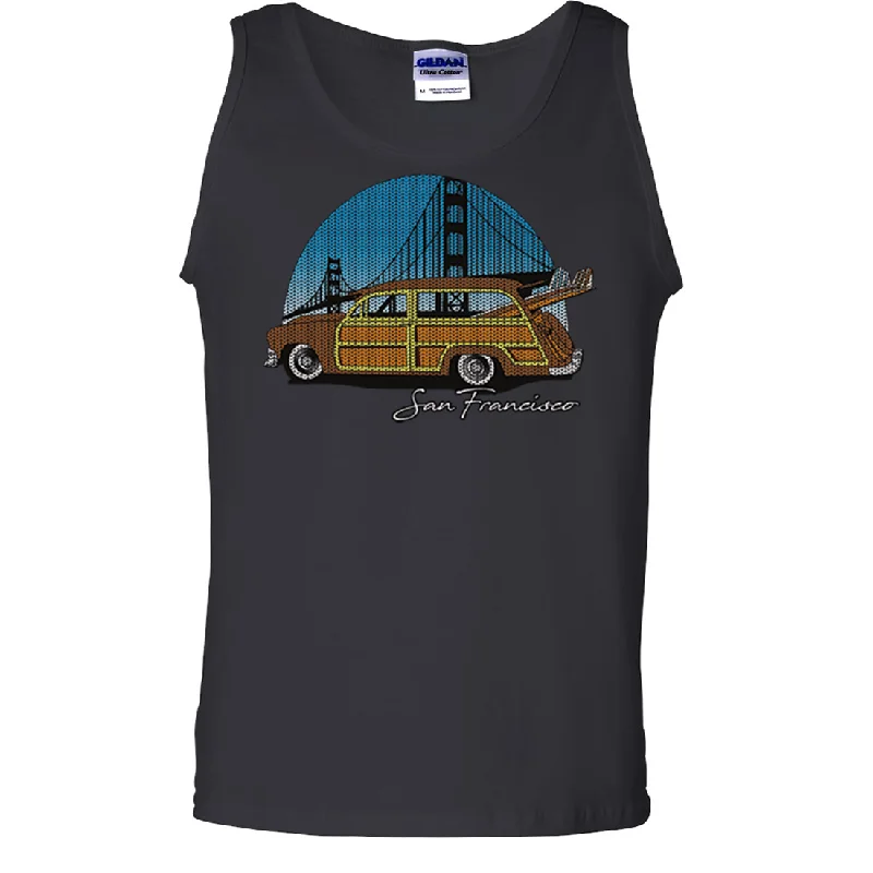 San Francisco Knit Style Woody Asst Colors Tank Top