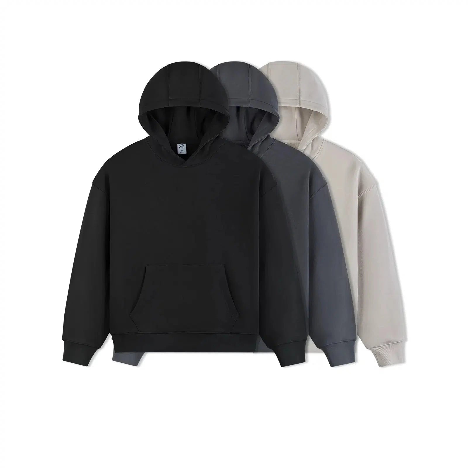 Basic Long Cotton Hoodie