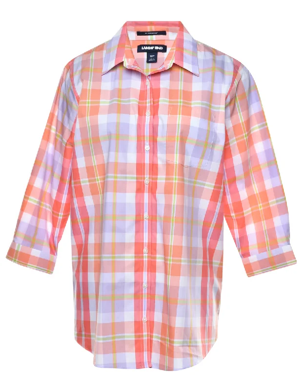 Checked Shirt - L