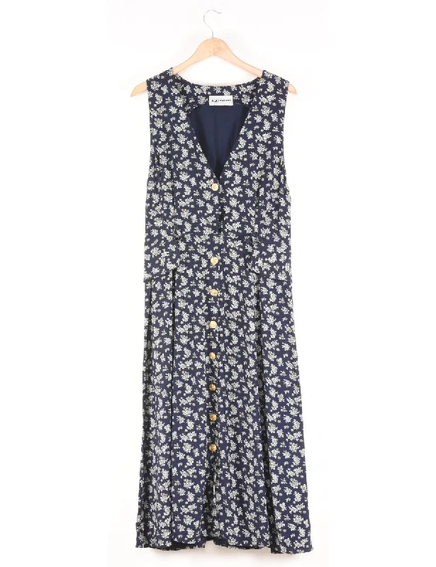 Floral Maxi Dress - L