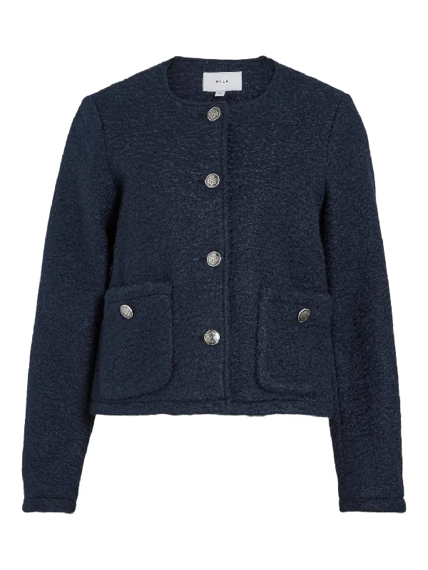 Kera Short Jacket (Navy)