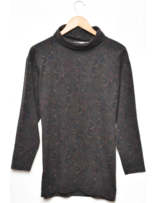 Paisley Printed T-shirt - S