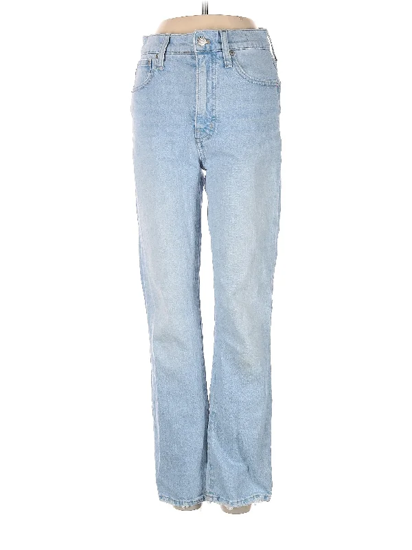 High-Rise Bootleg Jeans in Light Wash