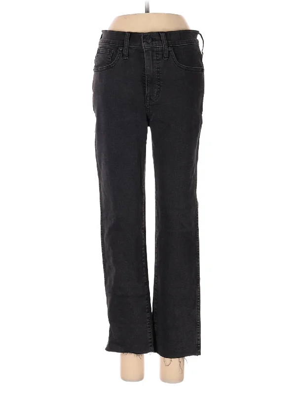 High-Rise Bootleg Madewell Jeans 25 Petite in Dark Wash