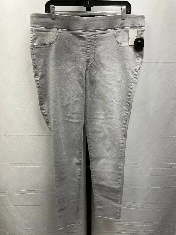 Jeans Jeggings By Old Navy In Grey Denim, Size: 16