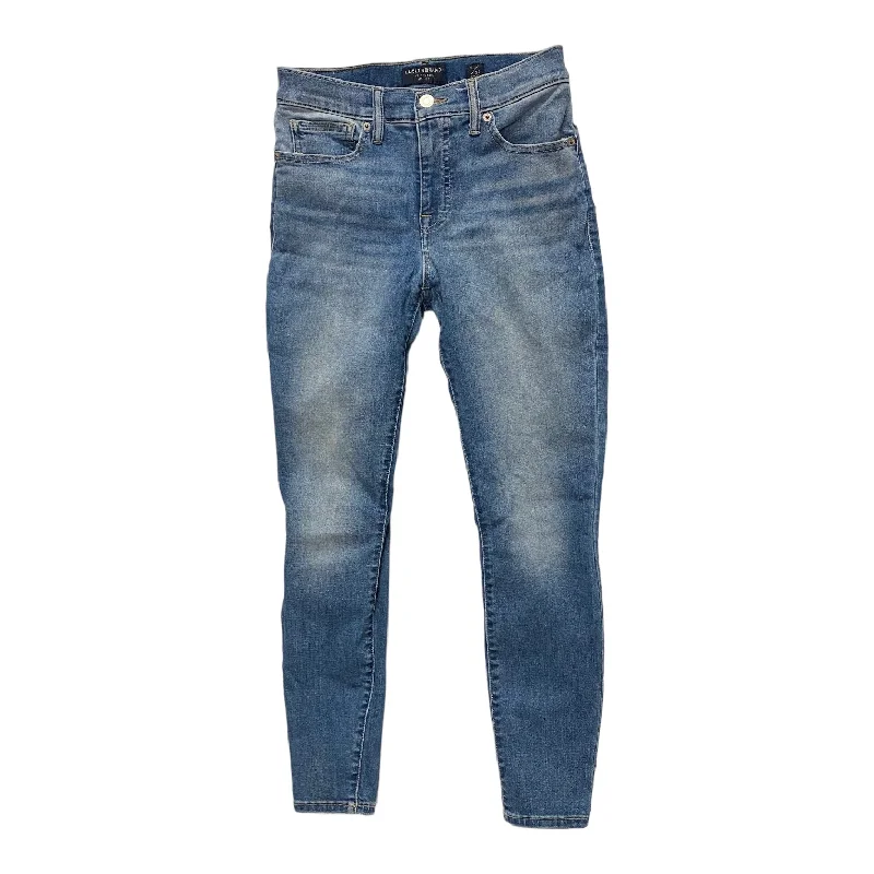 Jeans Skinny By Lucky Brand In Blue Denim, Size: 4