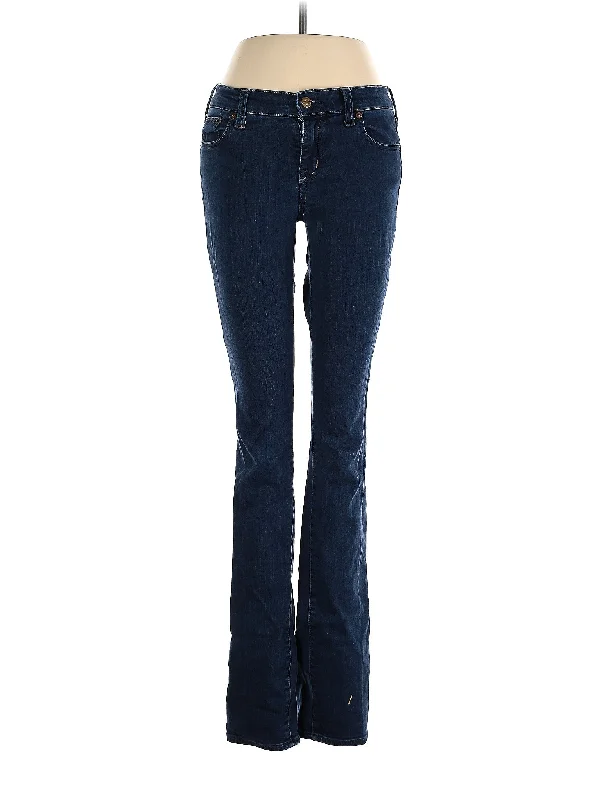 Mid-Rise Bootleg Jeans in Dark Wash