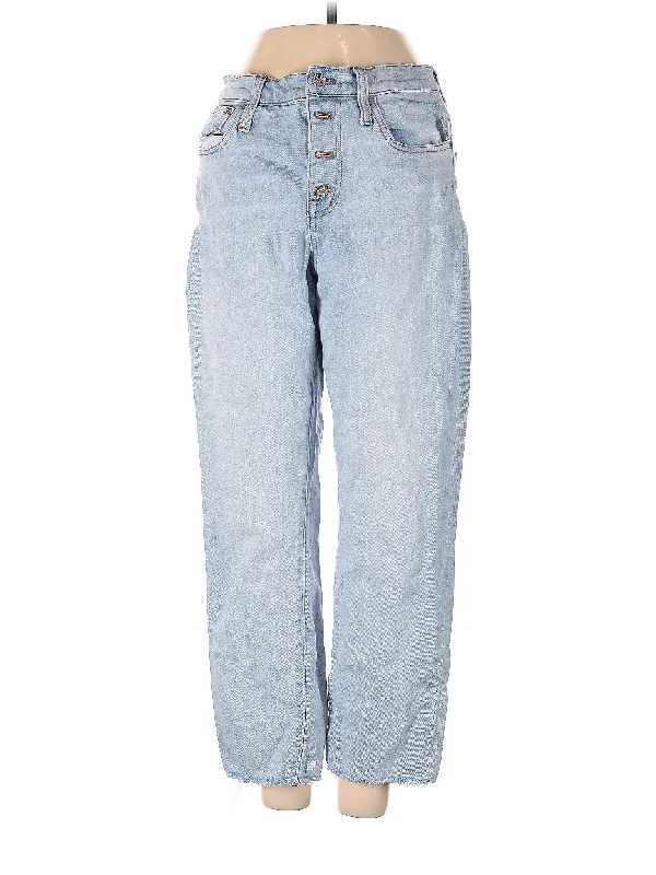 Mid-Rise Boyjeans Jeans in Light Wash