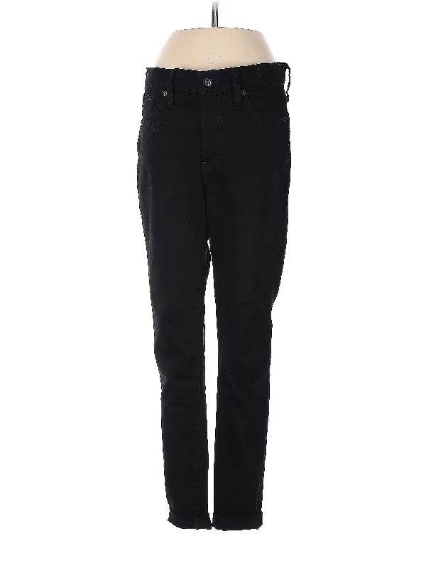 Mid-Rise Straight-leg 10" High-Rise Skinny Jeans In Carbondale Wash