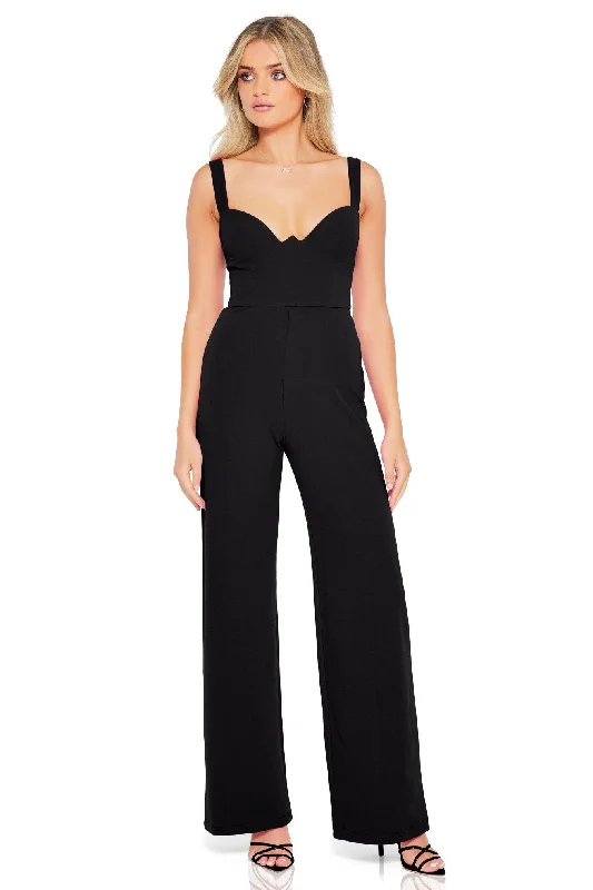 Nookie Romance Jumpsuit - Black