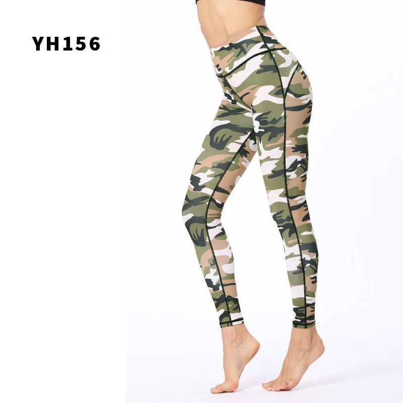 Camouflage Sports Pants Outdoor Leisure Fitness Pants Yoga leggings