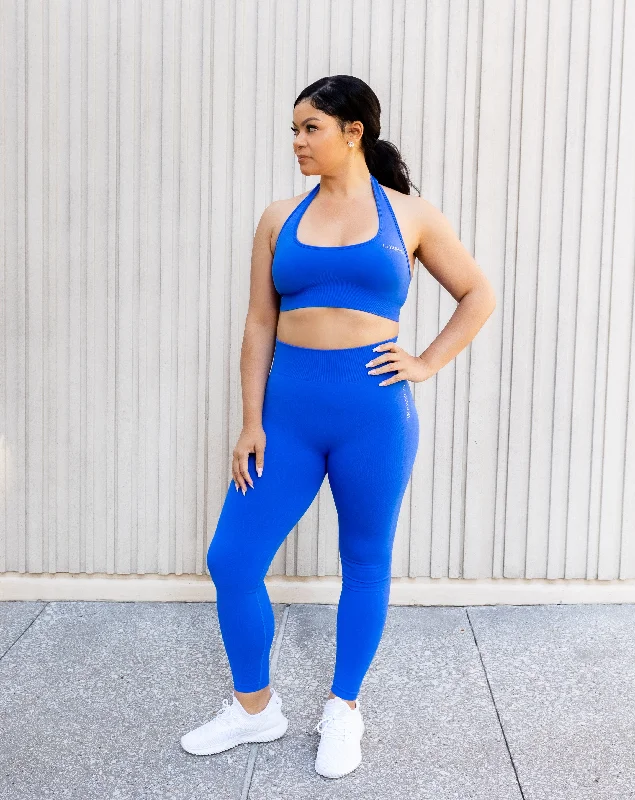 Dynamic Radiant High Wasited Blue Seamless Legging