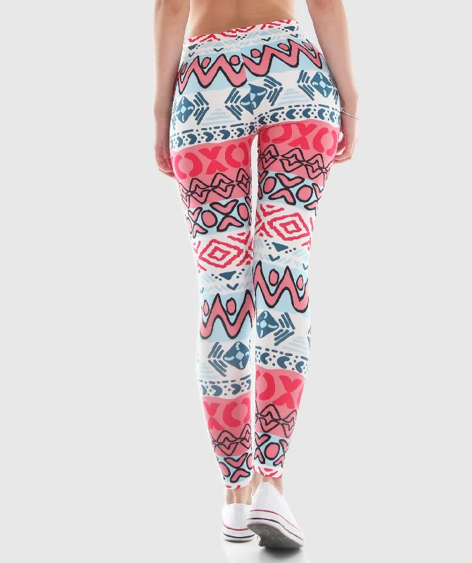 Frost Leggings Mosaic Print