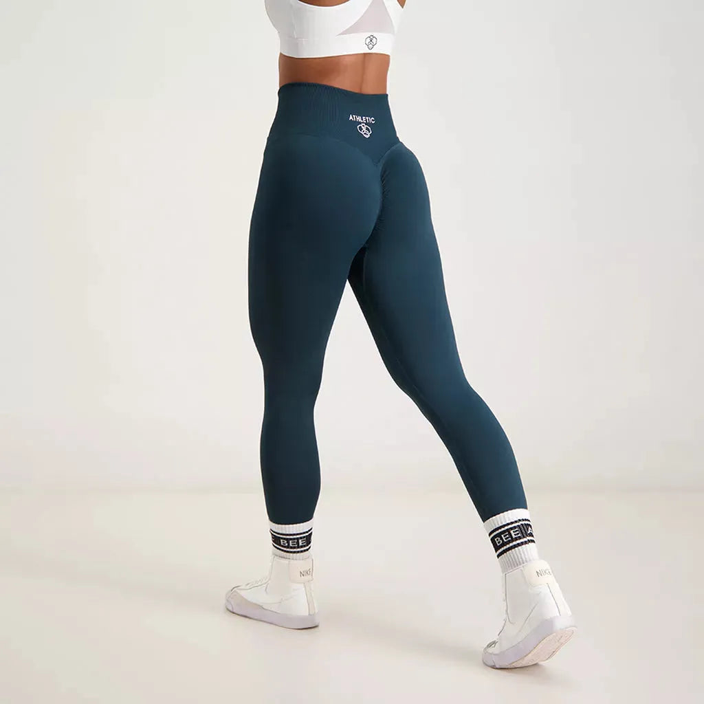 Fusion - Scrunch Seamless Legging Forest Green