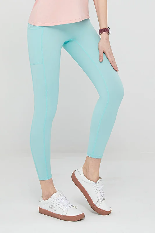 High Waisted Leggings with Double Pockets for Women