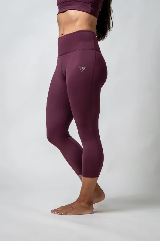 SOHO Women's 3/4 Technical Tight (Plum)