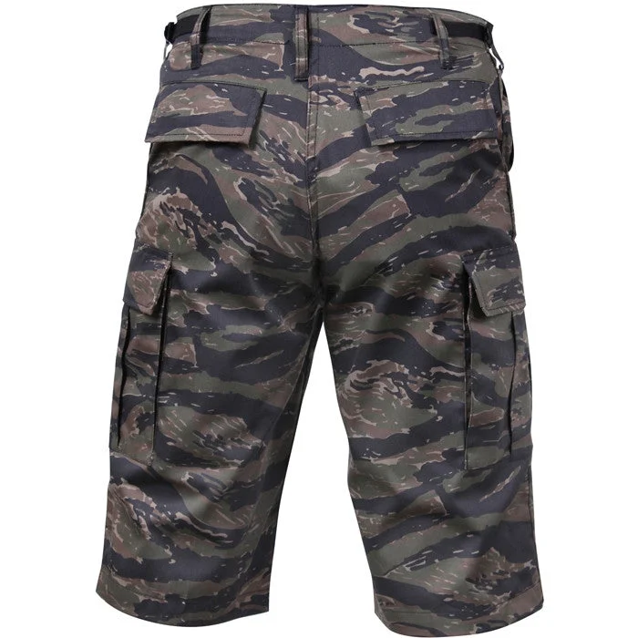 Tiger Stripe Camouflage - Long Length Camo BDU Shorts