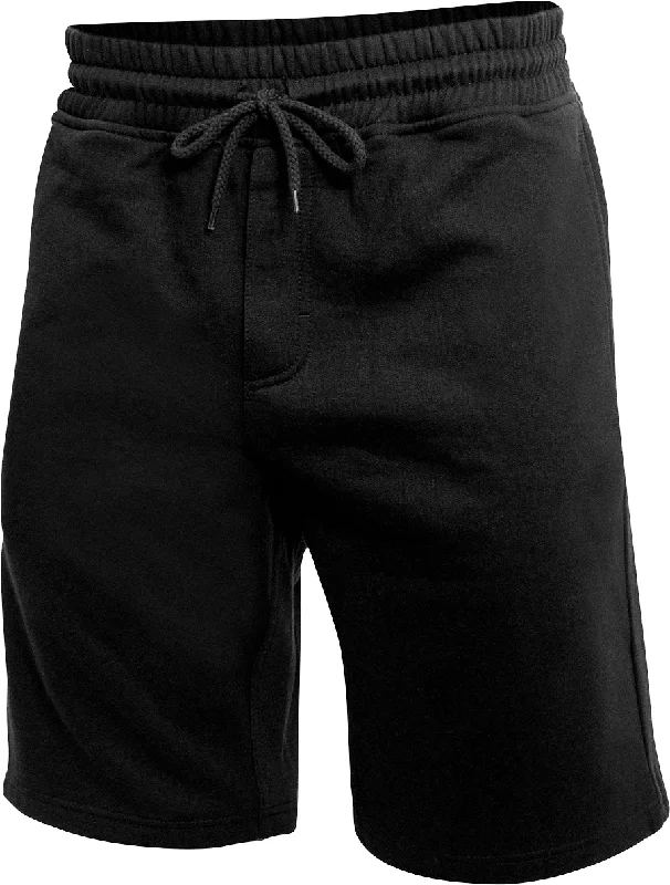 Black - Solid Sweat Shorts Sweatshorts