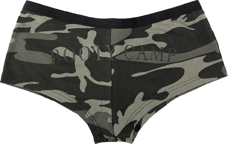 Black Camo "Booty Camp" Booty Shorts