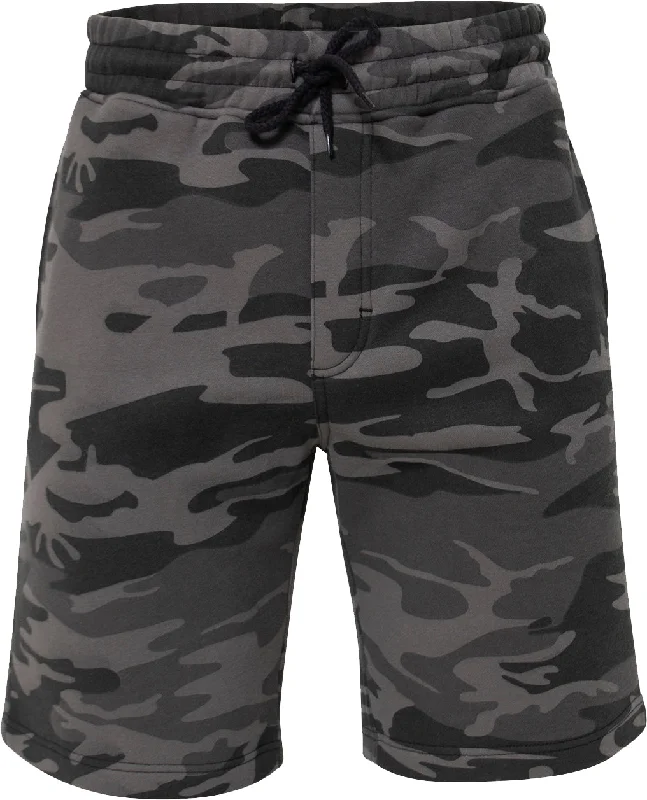 Black Camouflage - Sweatshorts