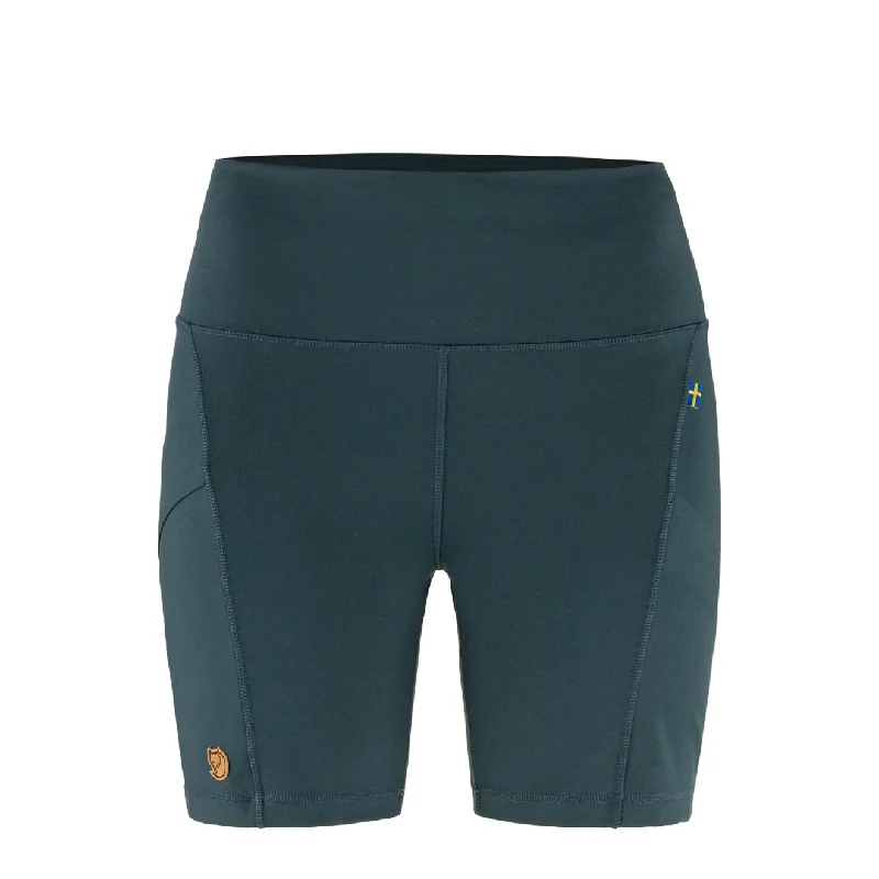 Fjallraven Womens Abisko 6 Inch Shorts Tights Mountain Blue