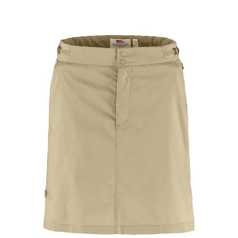 Fjallraven Womens Abisko Hike Skort Fossil